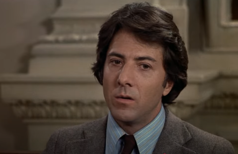 Dustin Hoffman closeup shot