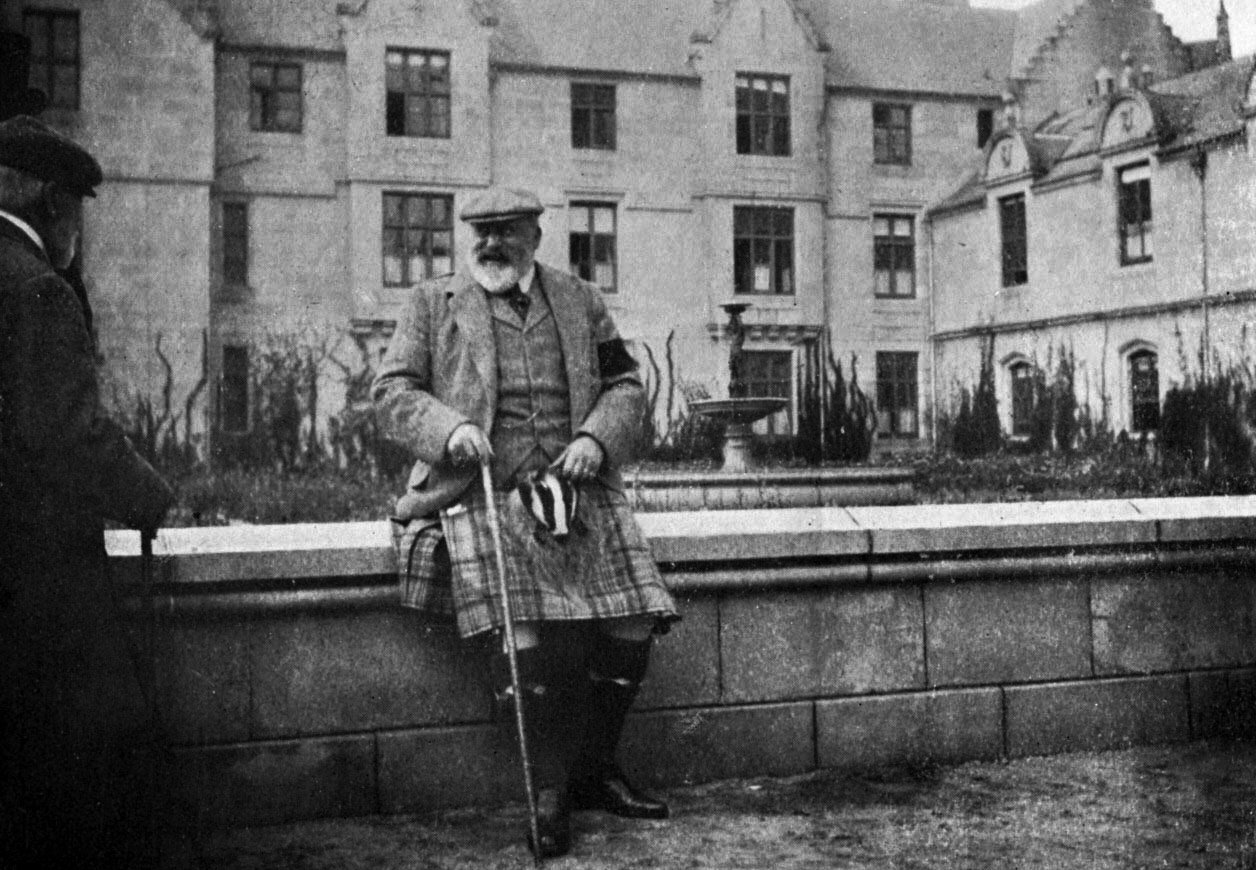 Edward VII at Balmoral, Scotland, taken by his wife