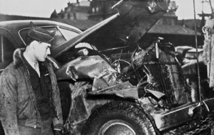 General George S. Patton Car Accident