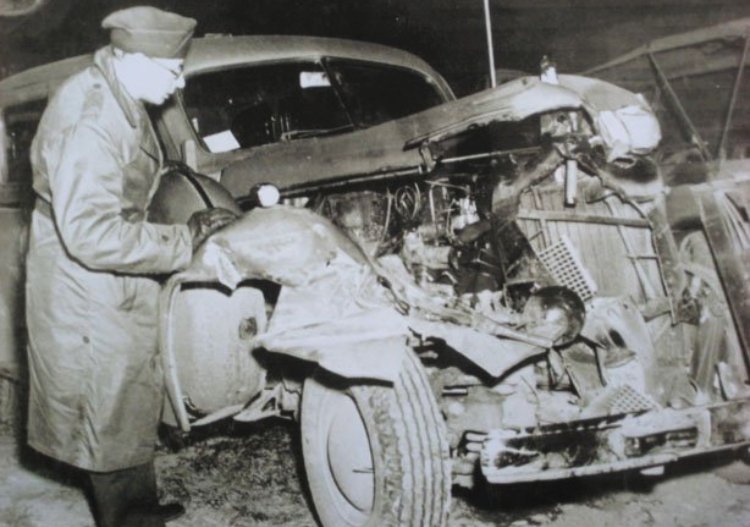 General George S. Patton Car Accident