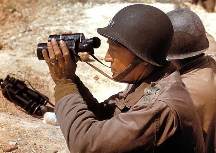 General Patton in a uniform