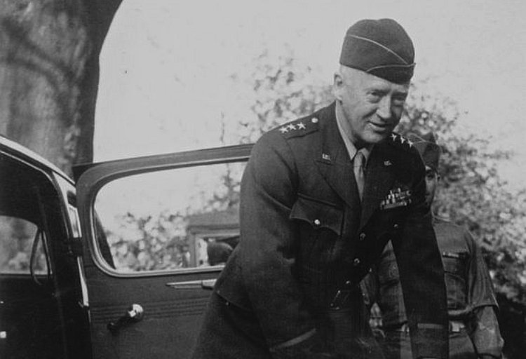 General Patton in a uniform