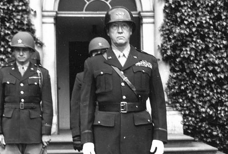 George Patton in a uniform