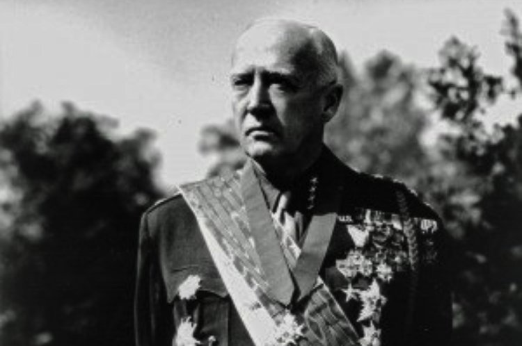 George S. Patton in a uniform