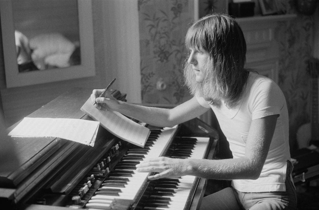 Keith Emerson working at home