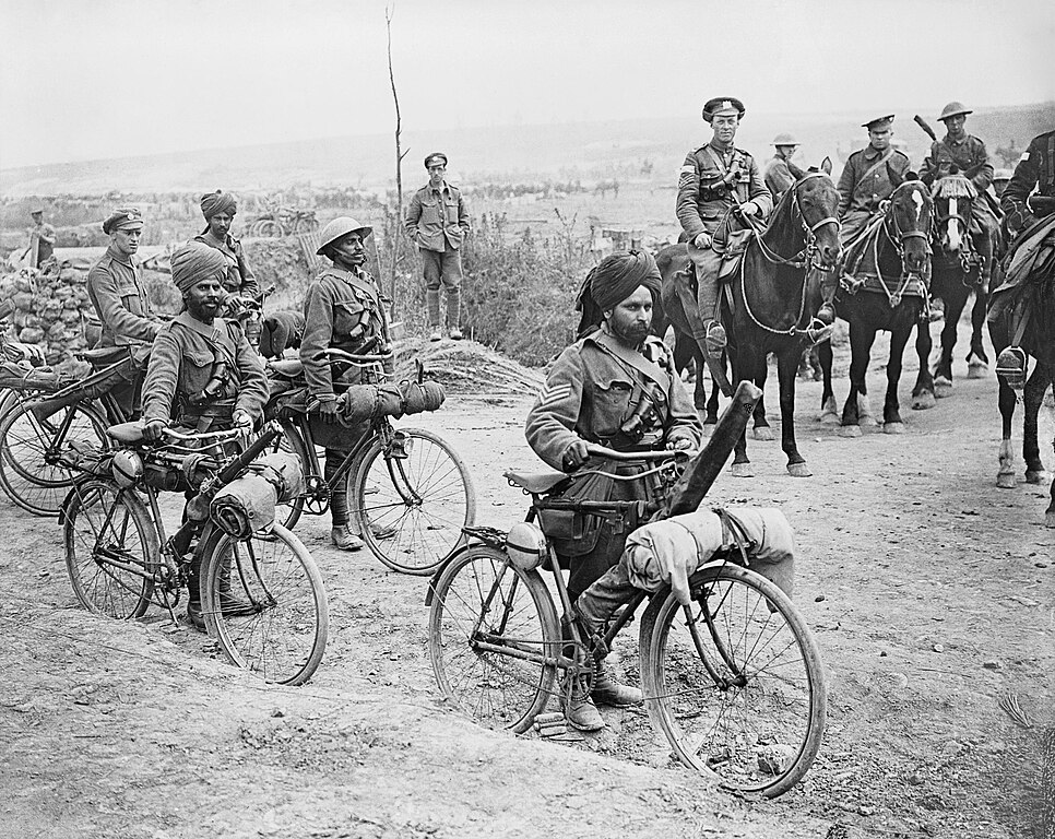 Indian Bicycle Troops Somme 1916