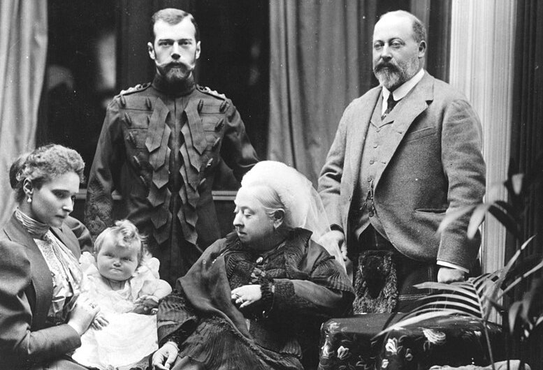 Victoria, Queen of Great Britain with her son Edward