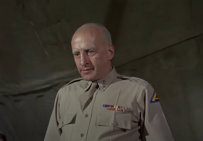 Screenshot of the movie Patton