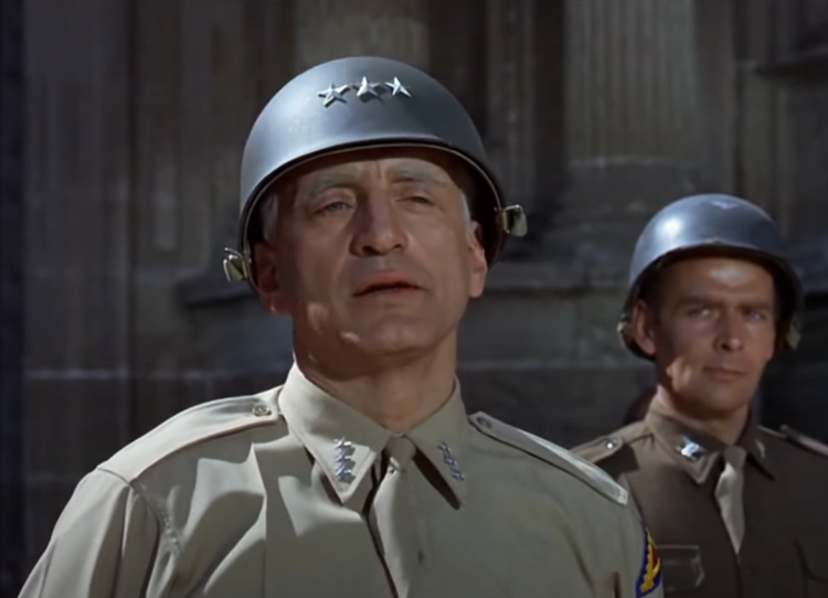Screenshot of the movie Patton