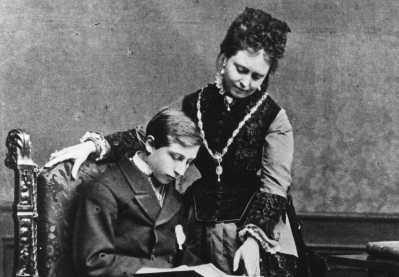 Vicky With Her Eldest Child Willy