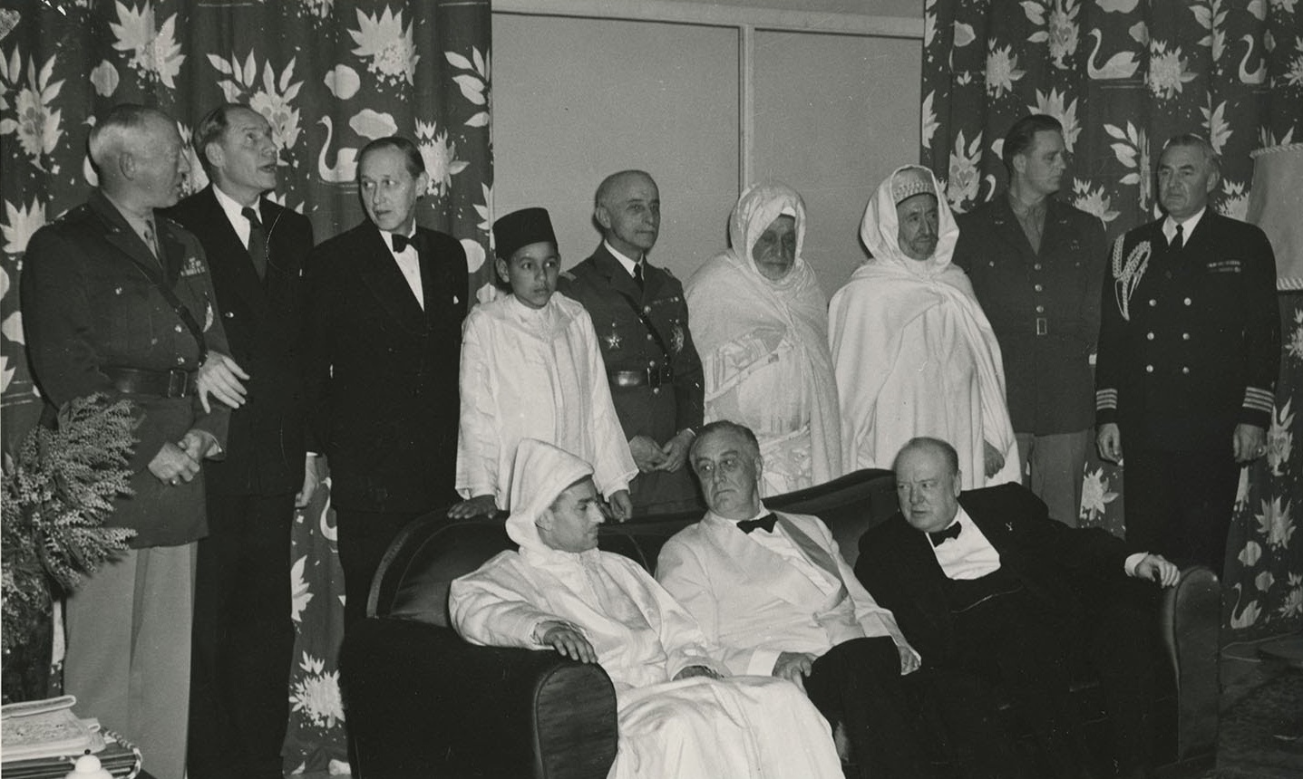 George S. Patton at the Casablanca Conference