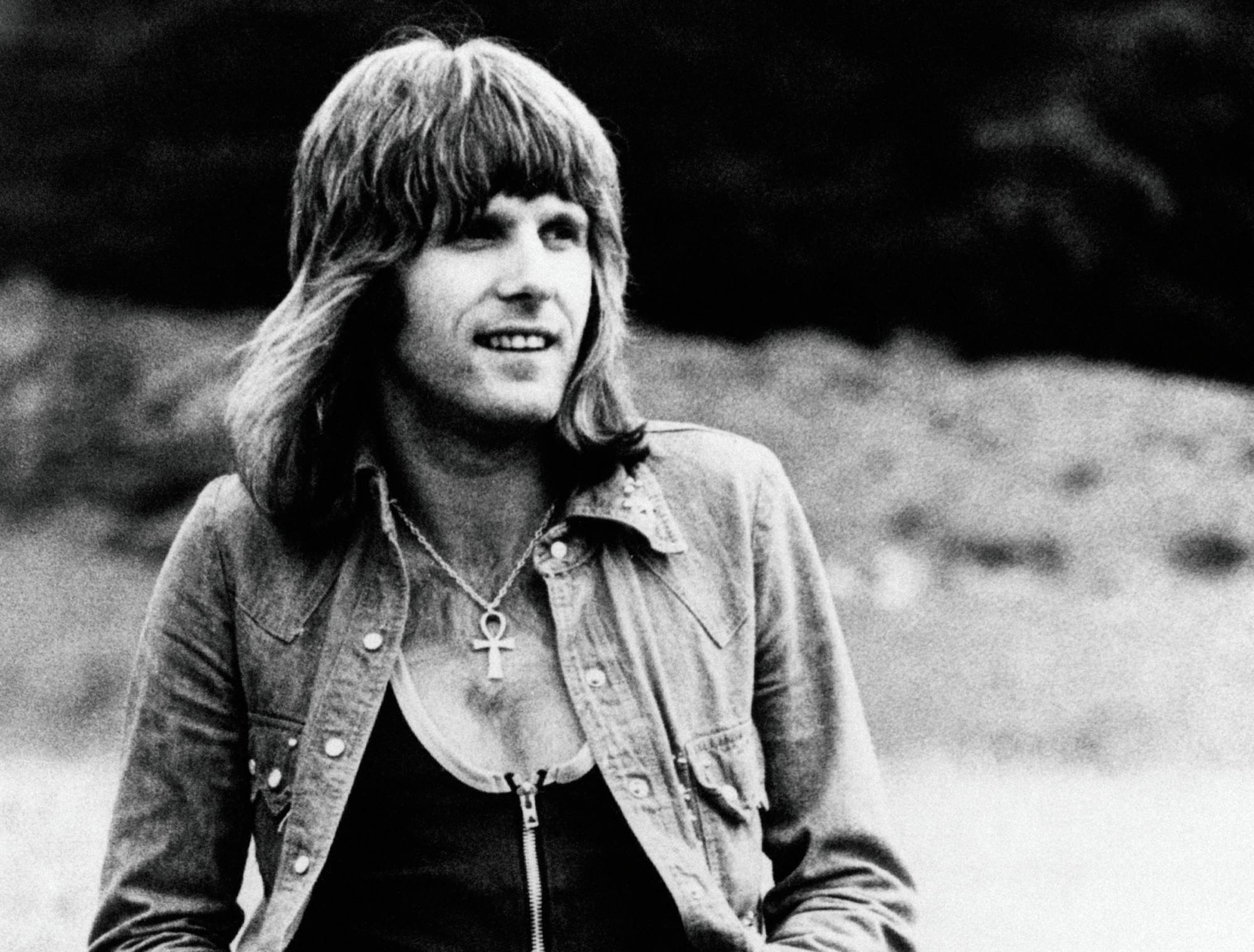 British keyboard player Keith Emerson outside