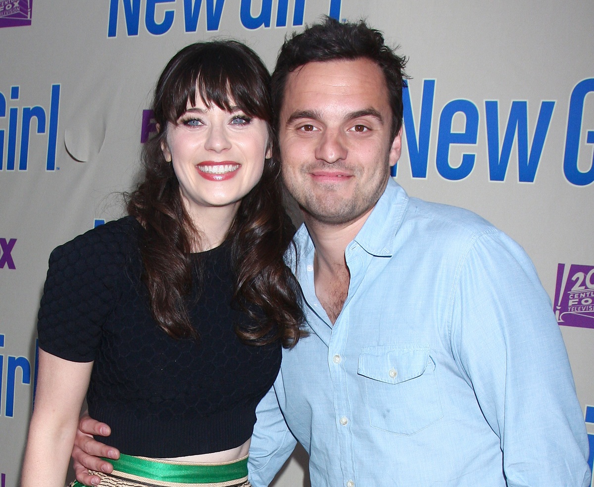 Zooey Deschanel, Jake Johnson arrives at cAn Evening with 