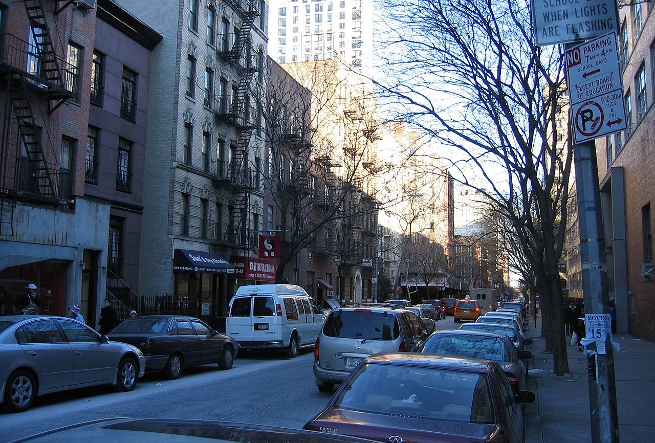 Looking east on 76th Street between 2nd and 3rd Avenue