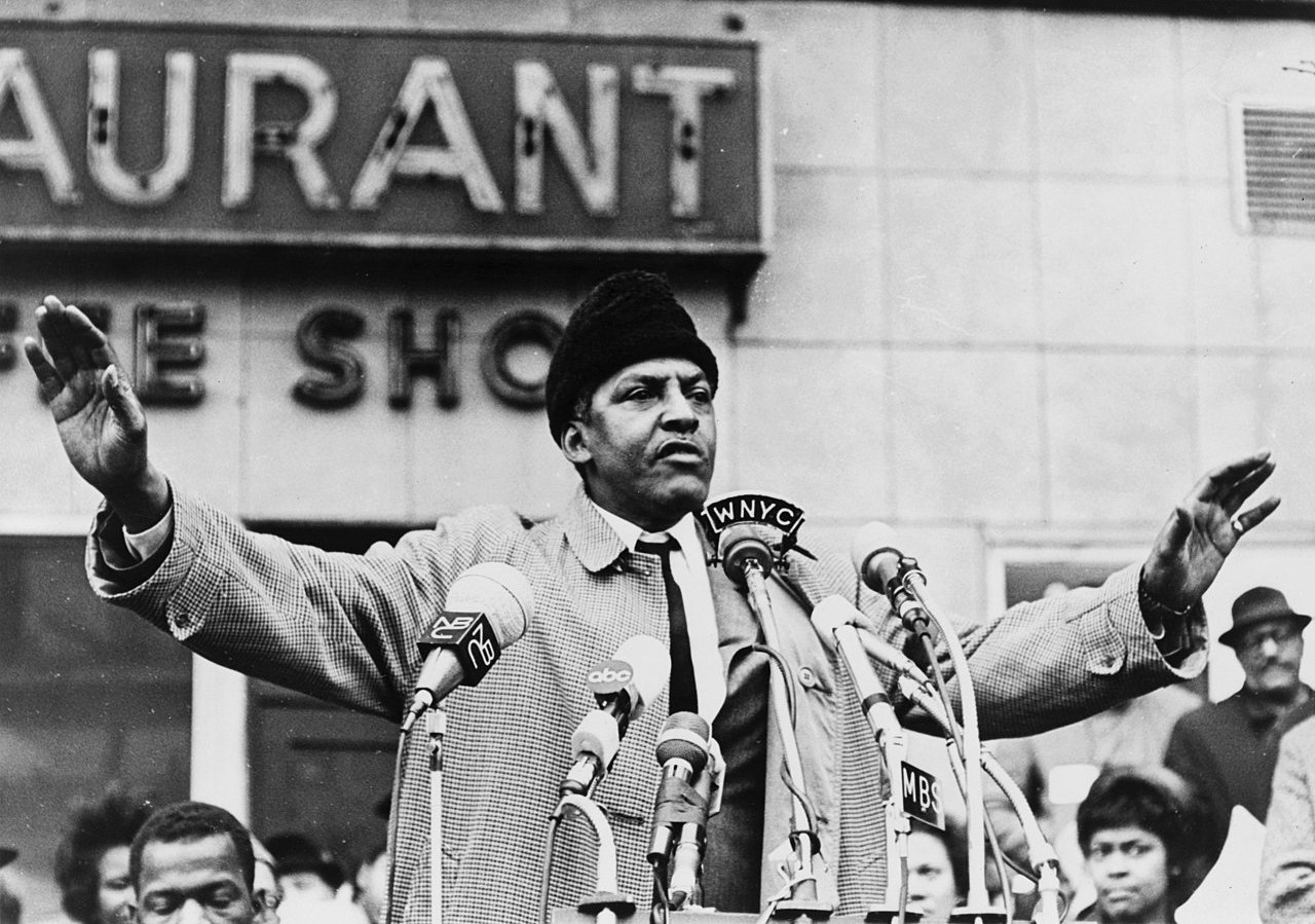 Bayard Rustin, half-length portrait, facing front