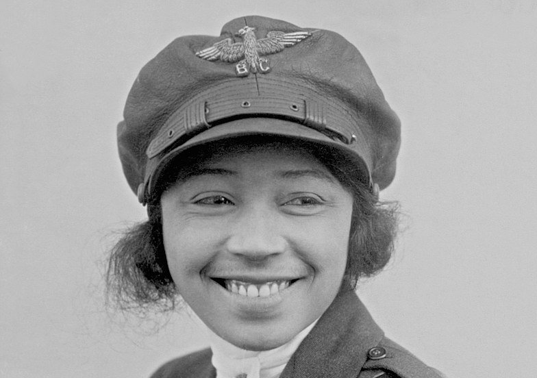 Portrait of Bessie Coleman In Uniform, 1923