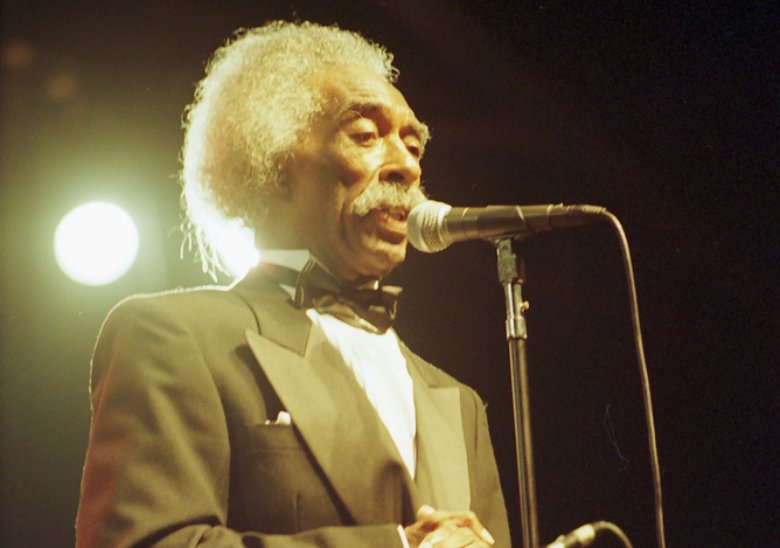 Portrait of American jazz trumpeter Gerald Wilson