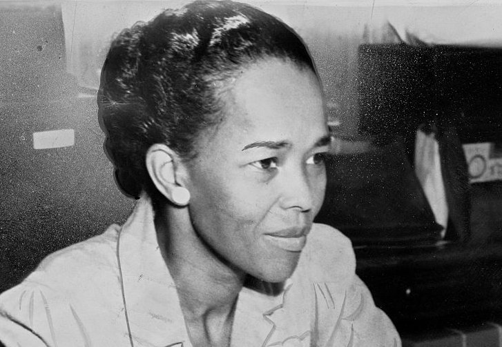 Portrait of American Civil Rights activist Ella Baker