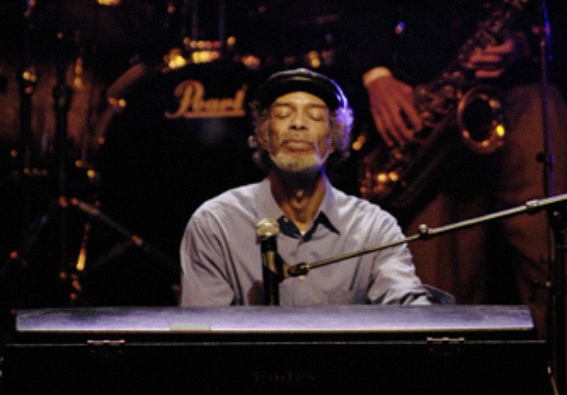 Scott-Heron performing at the Regency Ballroom