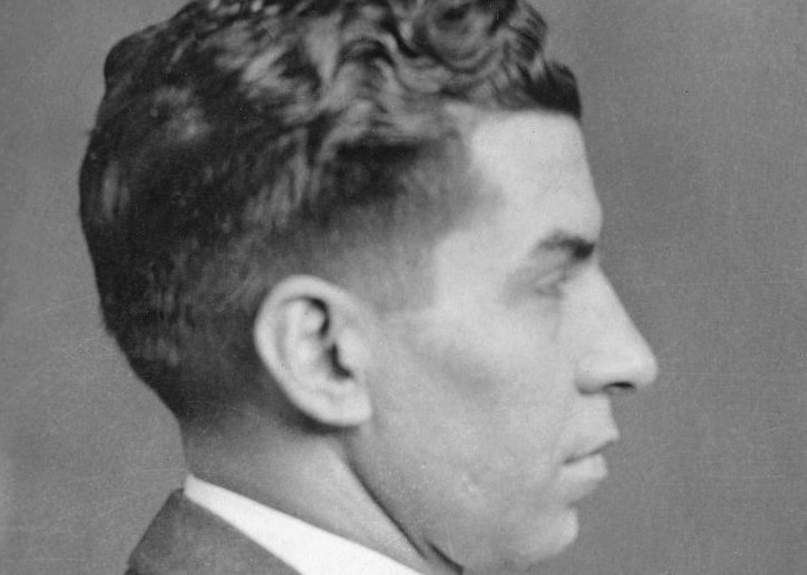 Mugshot of Italian-American mobster Charles Luciano