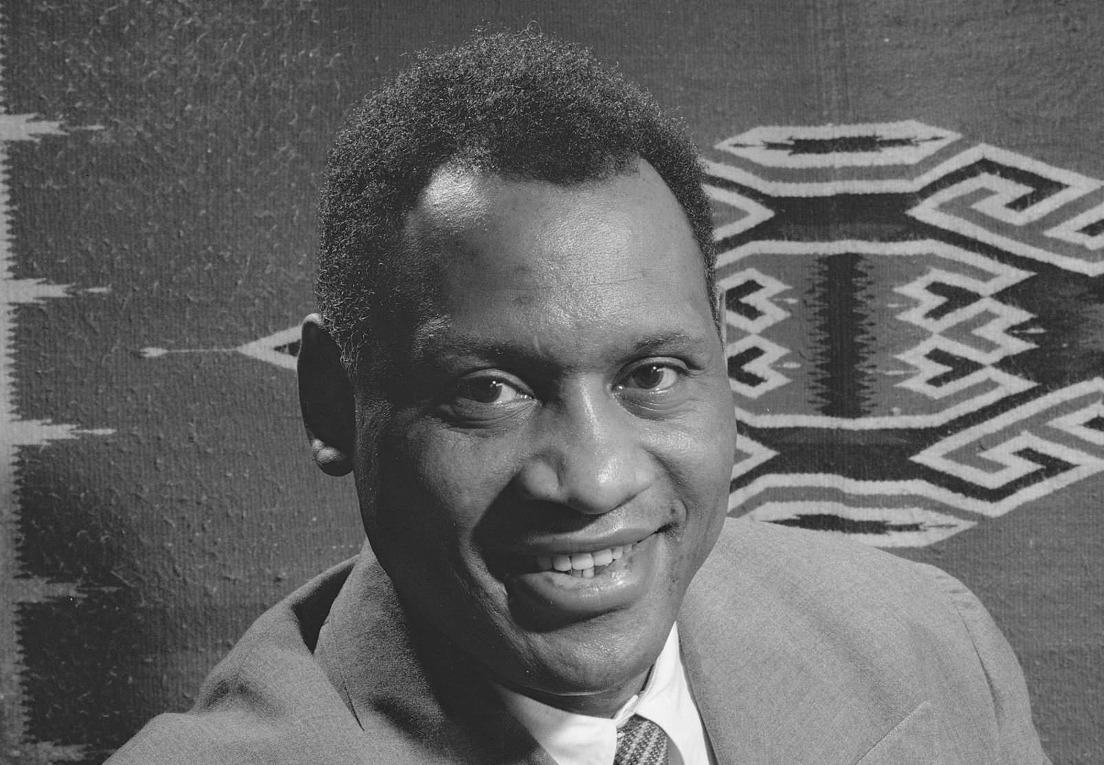 A portrait of the famous American Paul Robeson in 1942