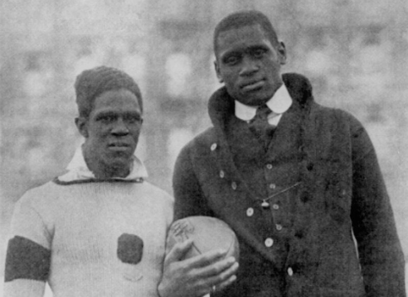 Fritz Pollard and Paul Robeson from the March issue of The Crisis