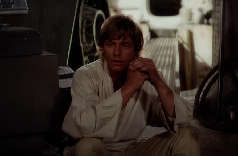 Screenshot of the movie Star Wars: Episode IV - A New Hope