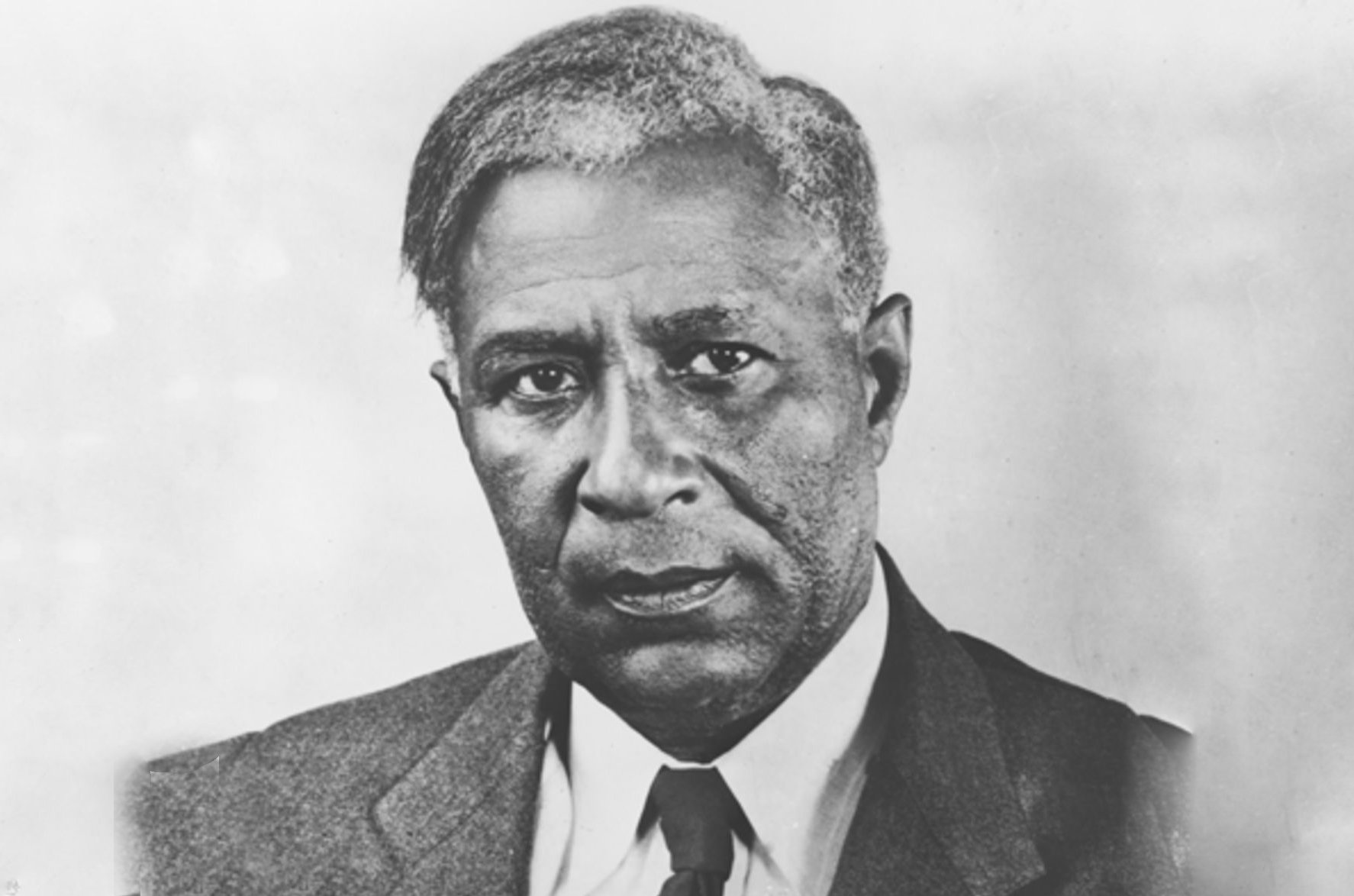 Portrait of African American innovator Garrett Morgan
