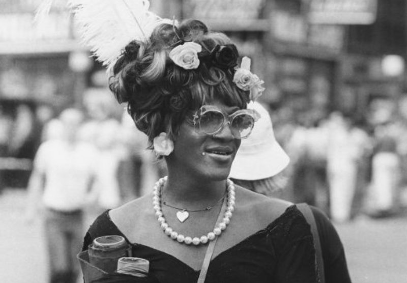 American gay liberation activist Marsha P. Johnson