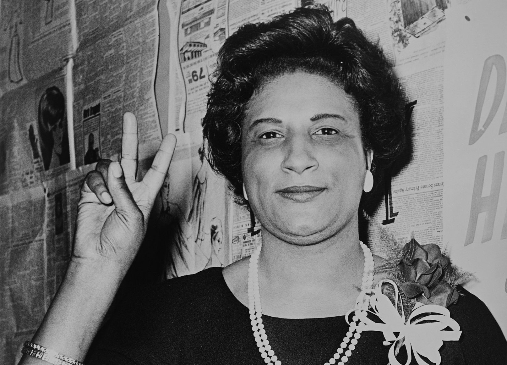 Mrs. Constance B. Motley, first woman Senator, 21st Senatorial District