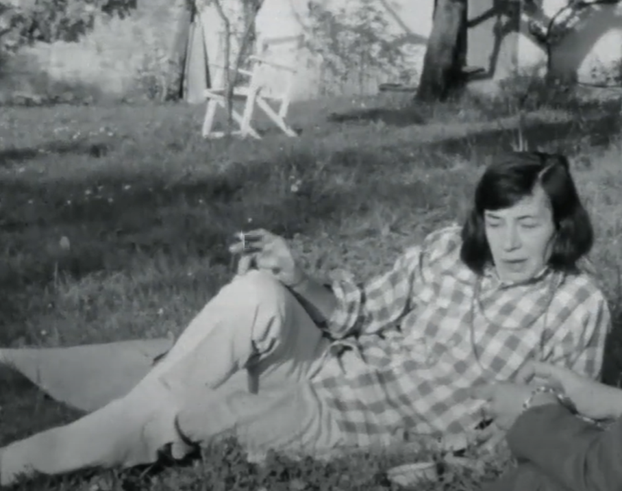 Screenshot of Patricia Highsmith from - Loving Highsmith (2022)