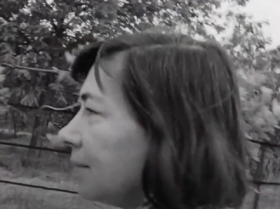 Screenshot of Patricia Highsmith from - Loving Highsmith (2022)