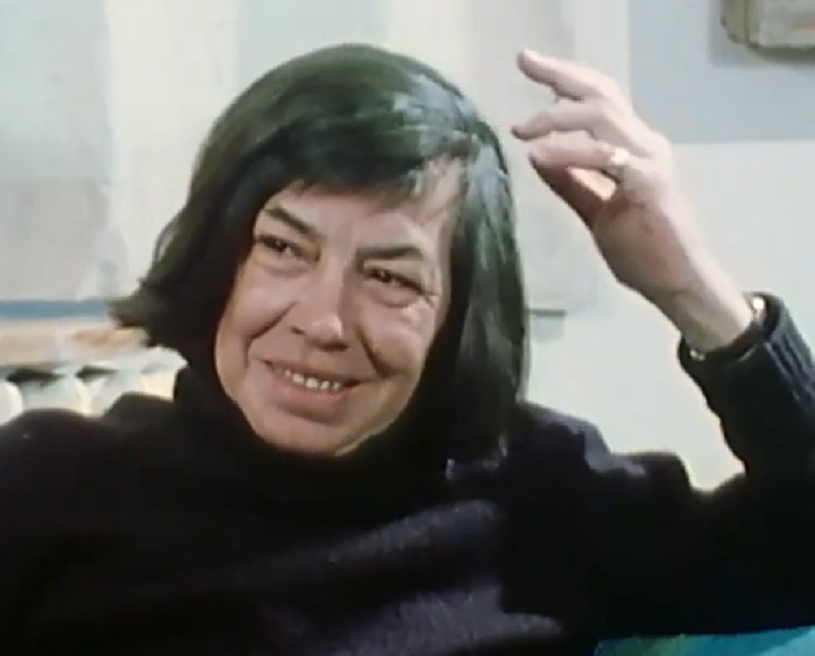 Screenshot of Patricia Highsmith from - Loving Highsmith (2022)