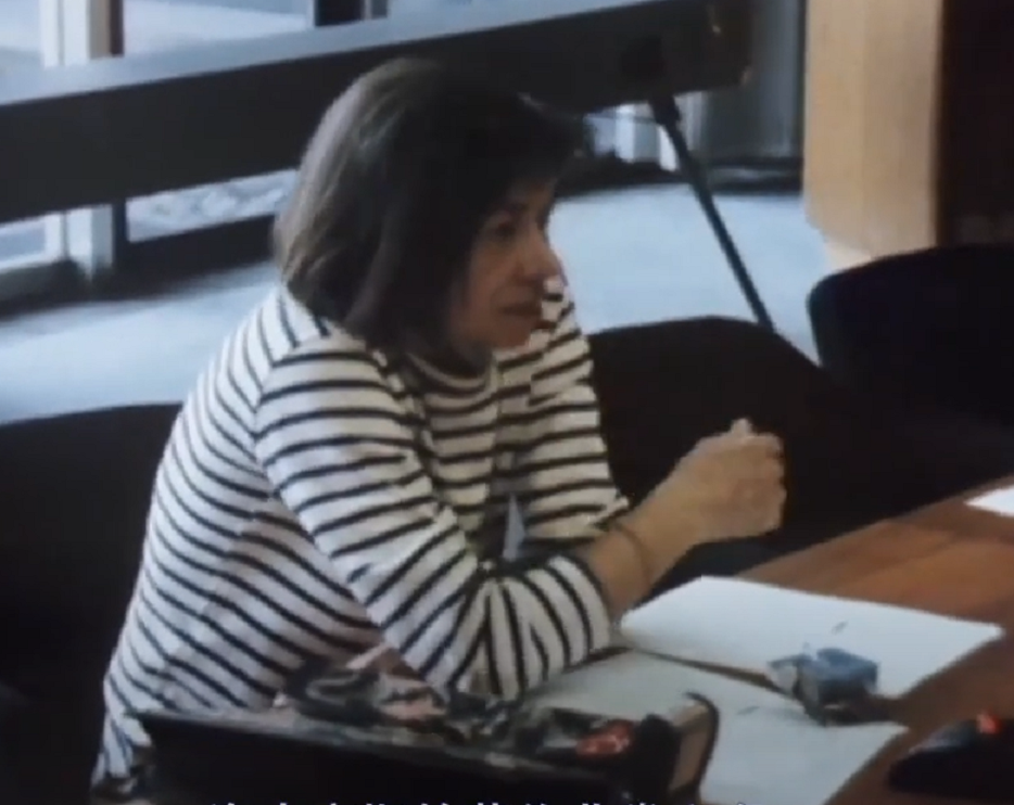 Screenshot of Patricia Highsmith from - Loving Highsmith (2022)