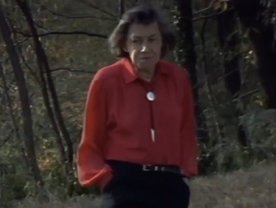 Screenshot of Patricia Highsmith from - Loving Highsmith (2022)