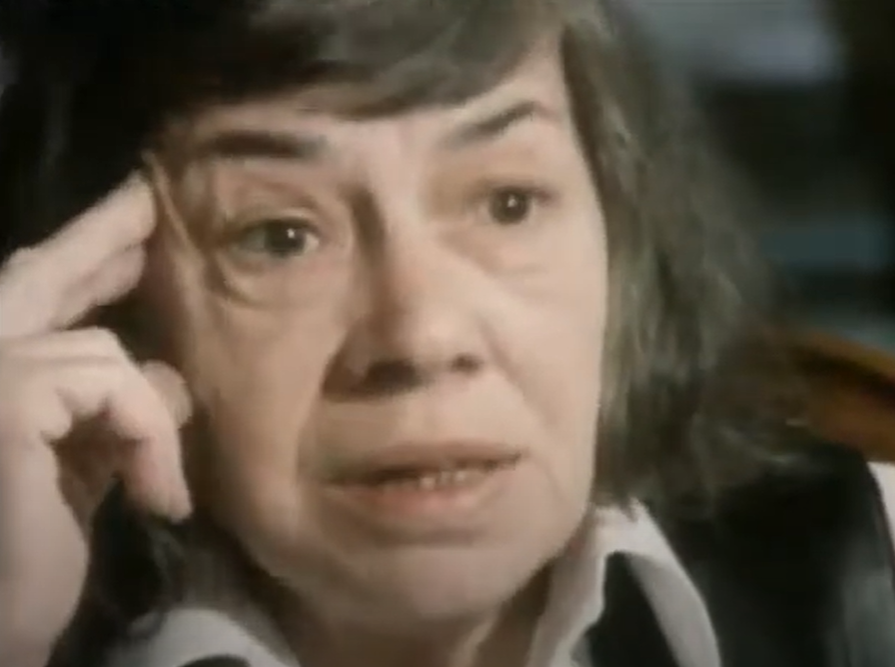 Screenshot of Patricia Highsmith from - Patricia Highsmith, 74, (1921-1995) writer