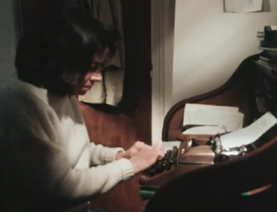 Screenshot of Patricia Highsmith from - Loving Highsmith (2022)