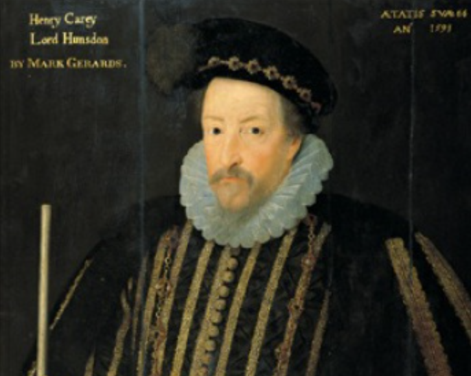Henry Carey, 1st Baron Hunsdon in black