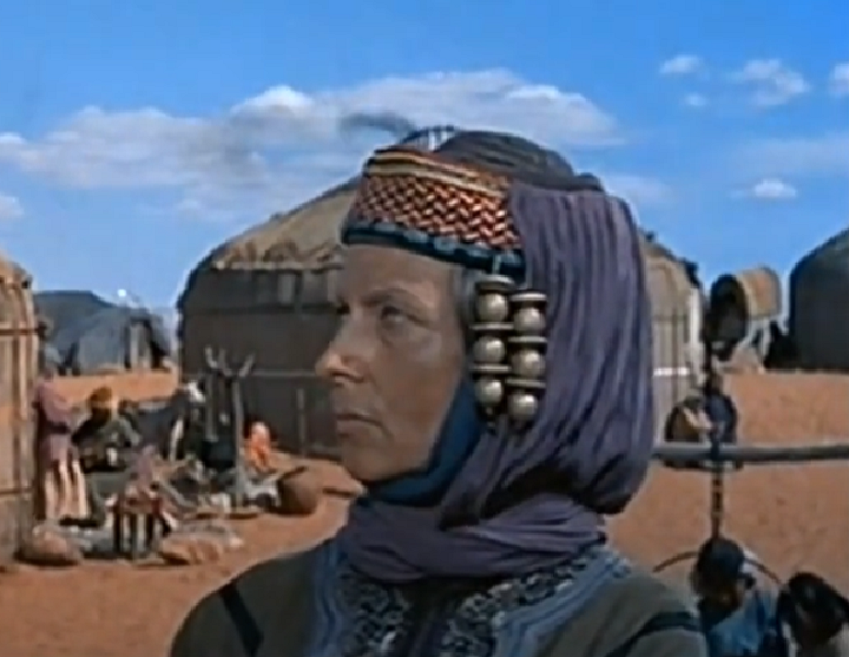 Screenshot of Agnes Moorehead from - The Conqueror (1956)