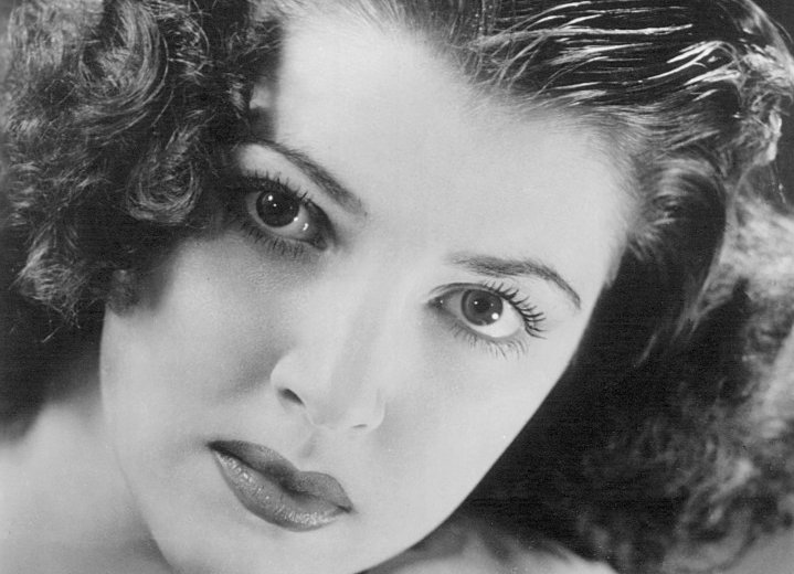 Portrait of the American Actress Diana Barrymore 1942