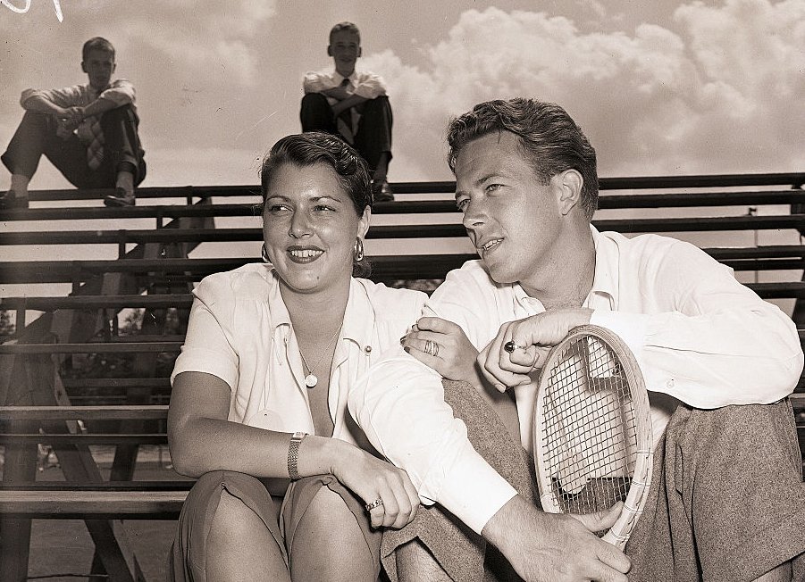 Diana Barrymore with Fiance John Howard