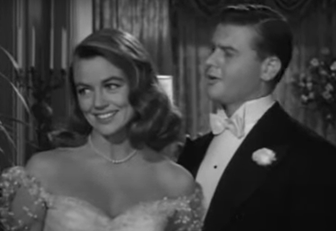 A screenshot of the movie Too Much, Too soon