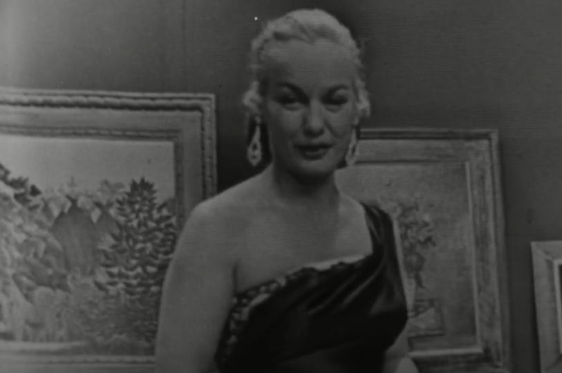 A screenshot from the TV Show The Faye Emerson Show