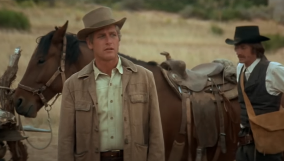 Screenshot from the movie Butch Cassidy and the Sundance Kid (1969)