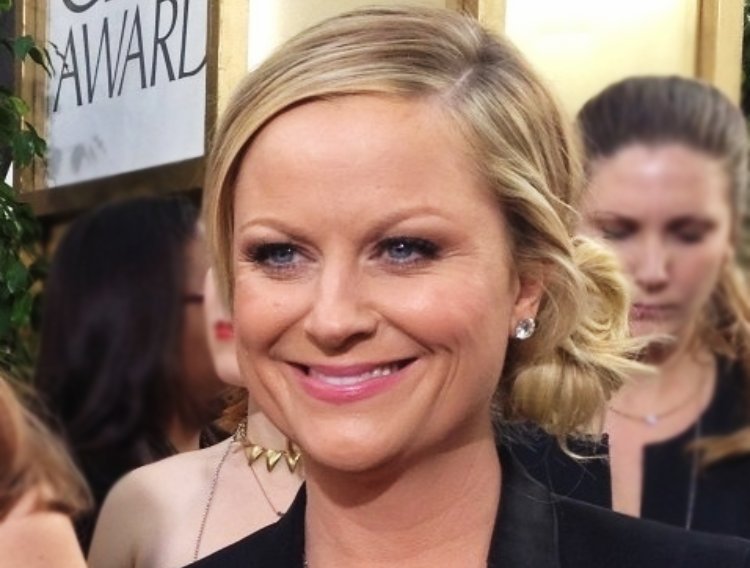 Amy Poehler at the Golden Globes