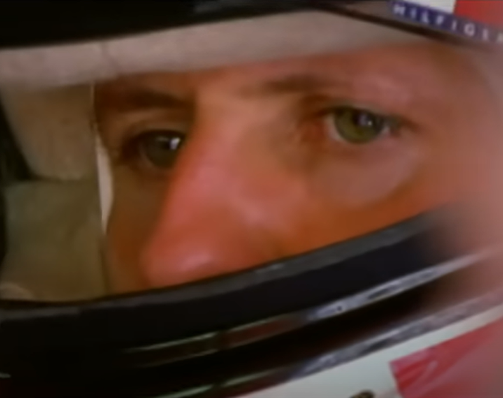 Screenshot of Michael Schumacher from documentary - Michael Schumacher: The Making of a Legend (2019)