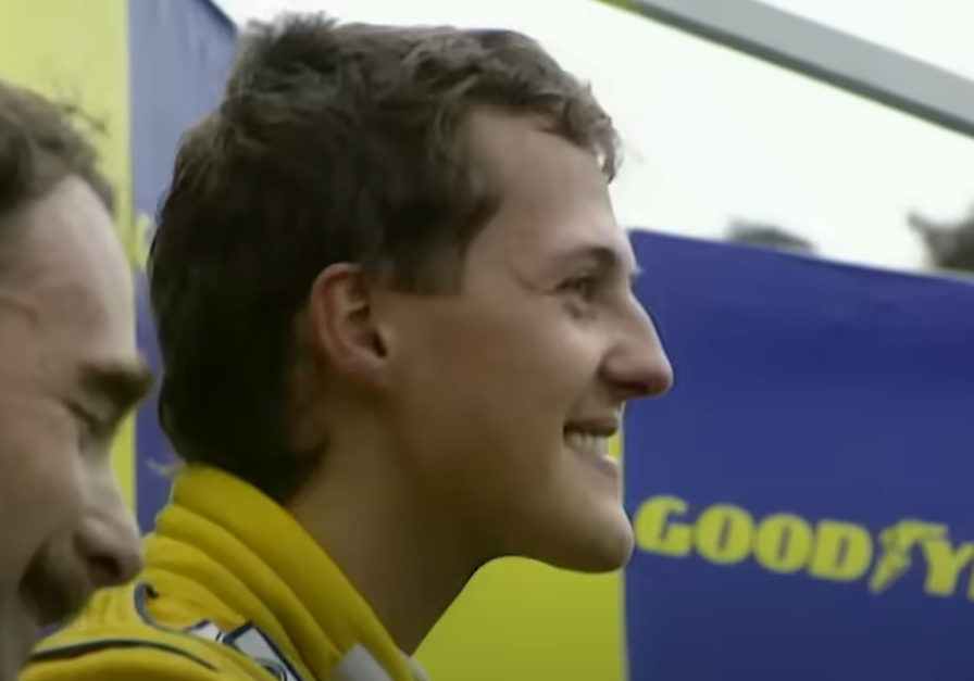 Screenshot of Michael Schumacher from documentary - Michael Schumacher: The Making of a Legend (2019)