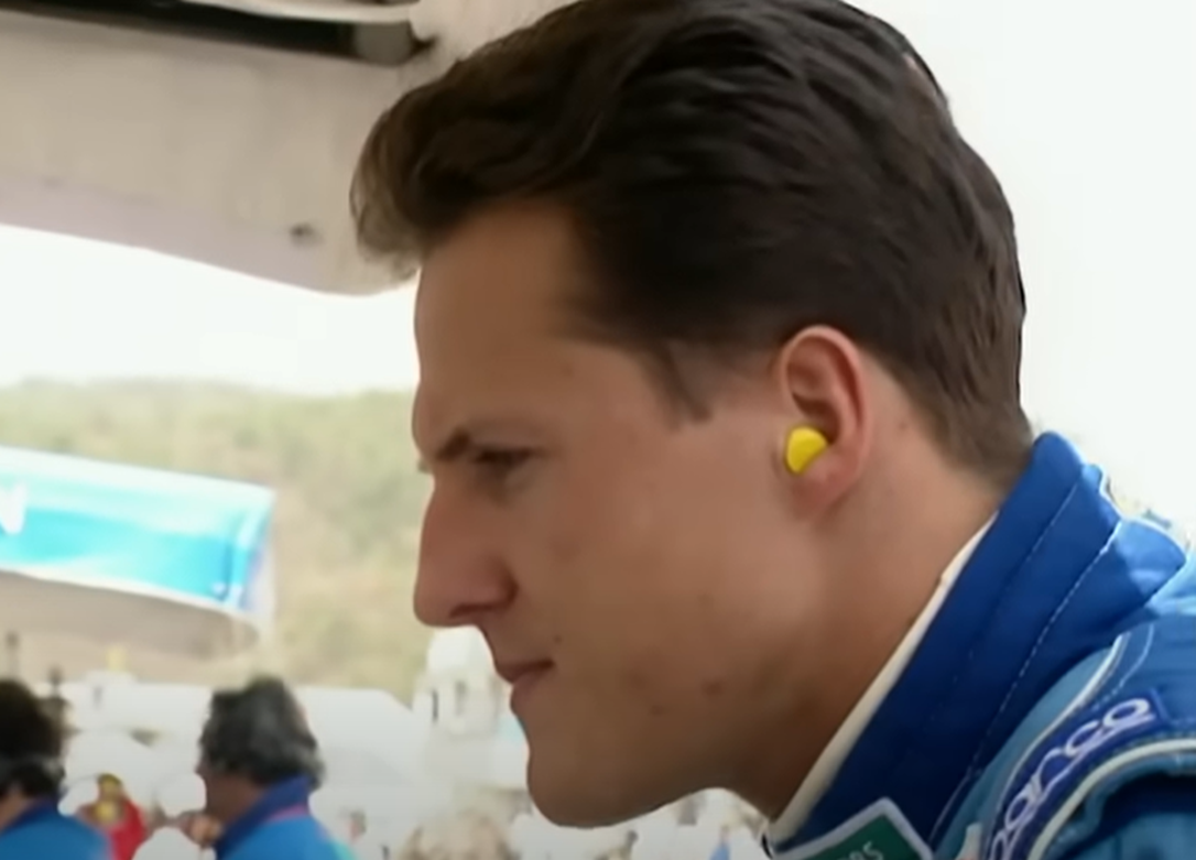 Screenshot of Michael Schumacher from documentary - Michael Schumacher: The Making of a Legend (2019)