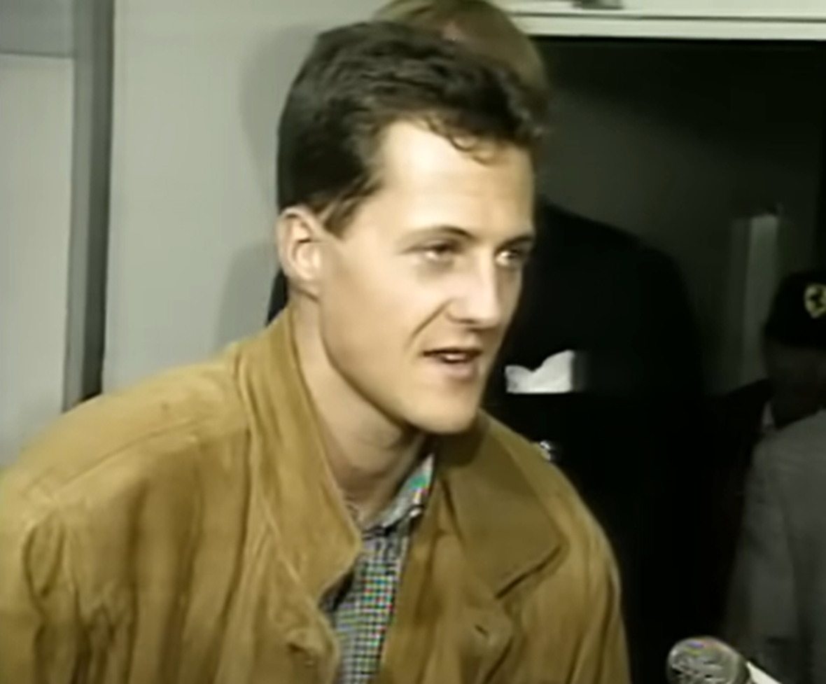Screenshot of Michael Schumacher from documentary - Michael Schumacher: The Making of a Legend (2019)