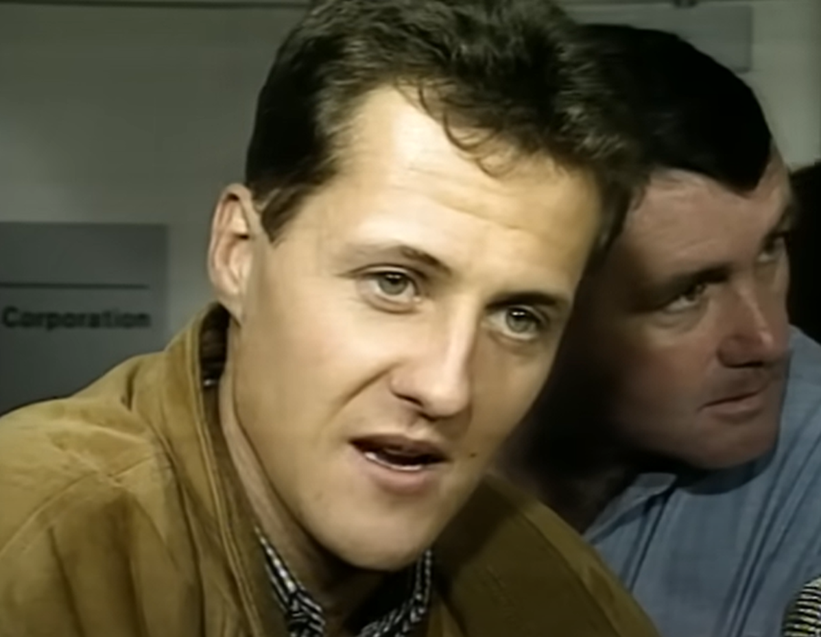 Screenshot of Michael Schumacher from documentary - Michael Schumacher: The Making of a Legend (2019)